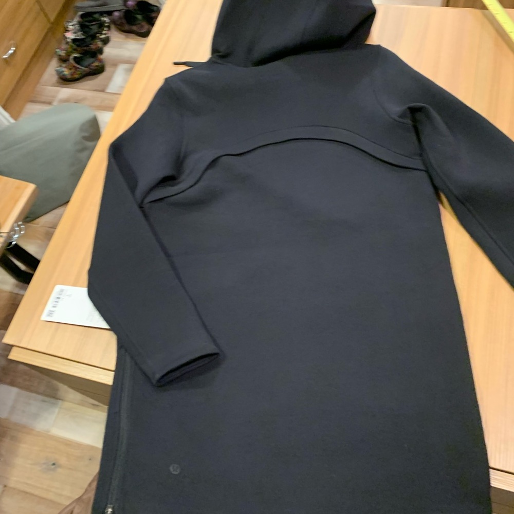 Lululemon long horizons hoodie side zip car coat spacer S nwt - Picture 9 of 11